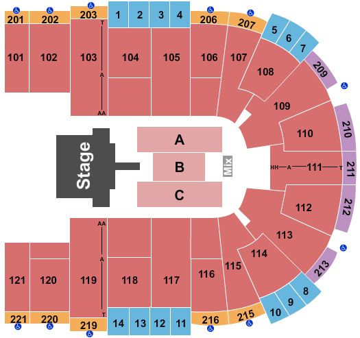 Sames Auto Arena Santa Fe Klan Seating Chart